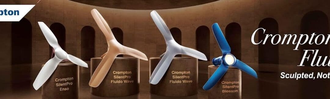 Crompton Celebrates World Interiors Day with its Sculpted Marvel – SilentPro Fluido Series