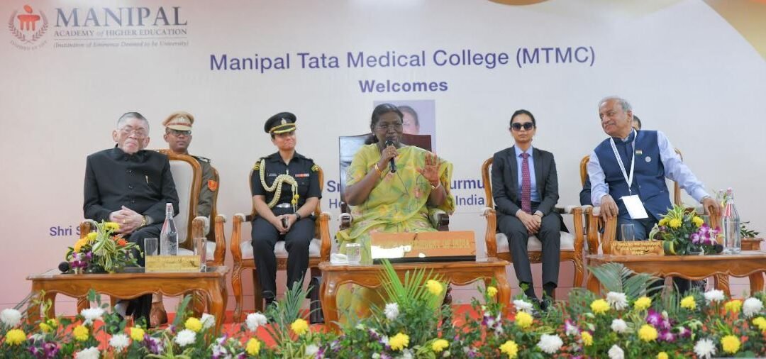 President of India Visits Manipal Tata Medical College, Applauds Its Role in Advancing Healthcare in Jharkhand