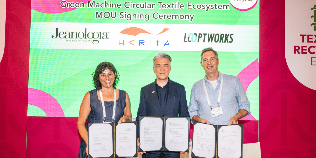 HKRITA Signs with Jeanologia and Looptworks to Establish the Green Machine Circular Textile Ecosystem