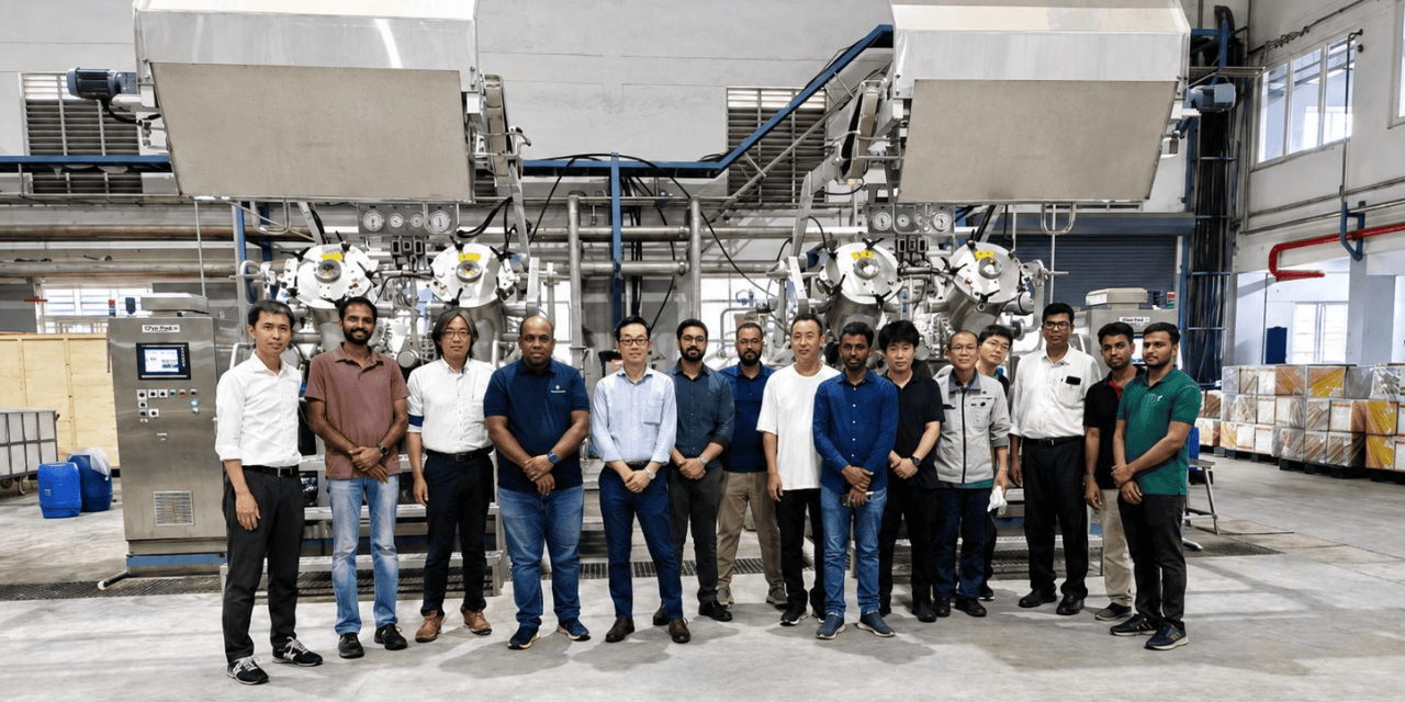 TechnoSport Installs India’s First HISAKA ZR Dyeing Machines