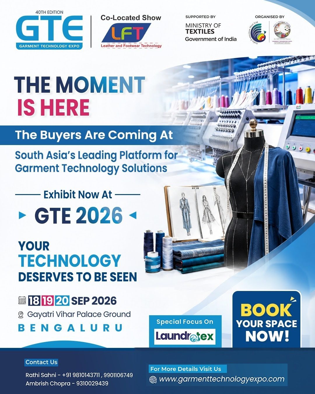 Garment Technology Expo (GTE) 2026 Garment Technology Expo (GTE) 2026