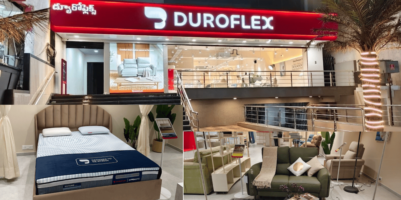Duroflex Opens New Experience Centre in Miyapur, Hyderabad Duroflex Opens New Experience Centre in Miyapur, Hyderabad