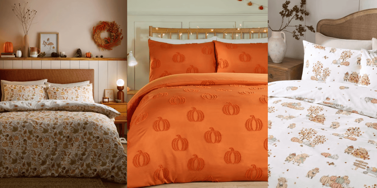Pumpkins, Foliage and Gingham Lead Next’s Autumn Bedding Pumpkins, Foliage and Gingham Lead Next’s Autumn Bedding