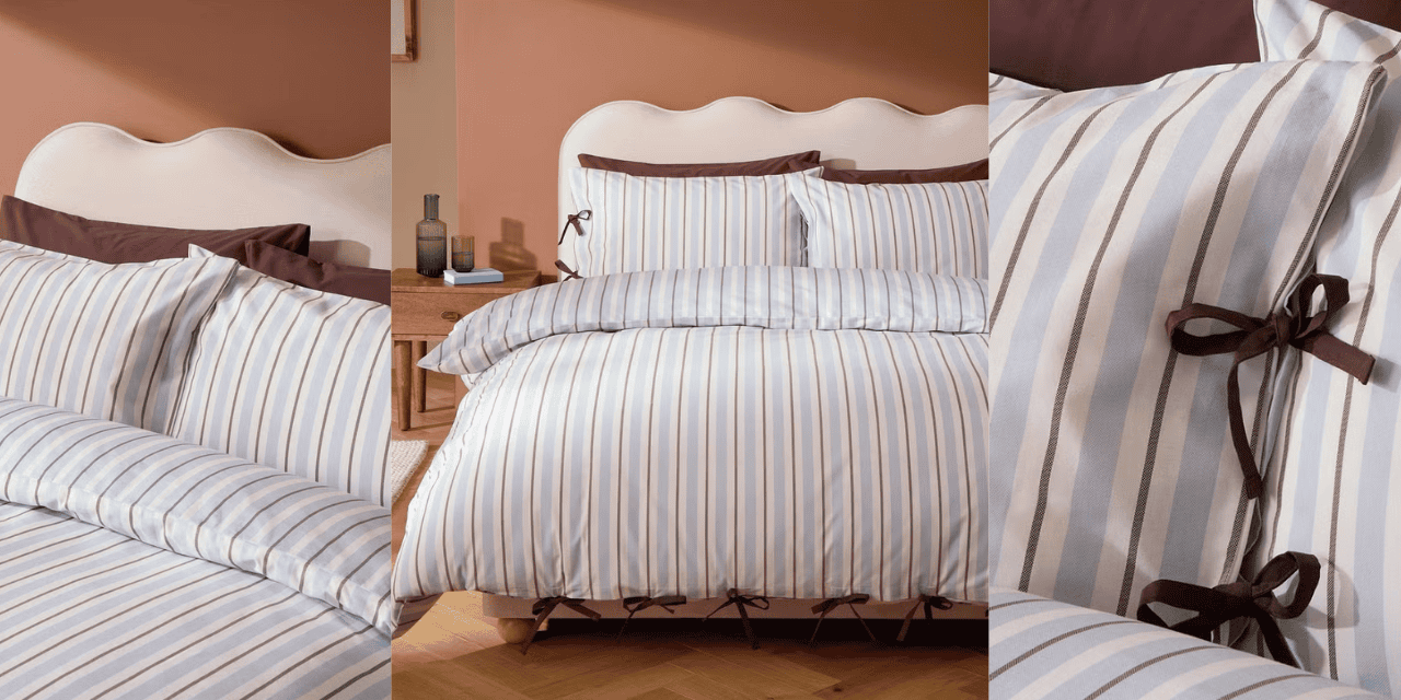 Blue and Brown Bedding Trend Takes Over Autumn Interiors Blue and Brown Bedding Trend Takes Over Autumn Interiors