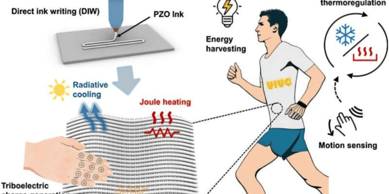 Printable Textile Combines Cooling, Energy Harvesting and Heating Printable Textile Combines Cooling, Energy Harvesting and Heating