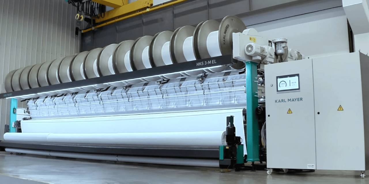 Karl Mayer Launches Extra-Wide HKS 3-M EL Machine Karl Mayer Launches Extra-Wide HKS 3-M EL Machine