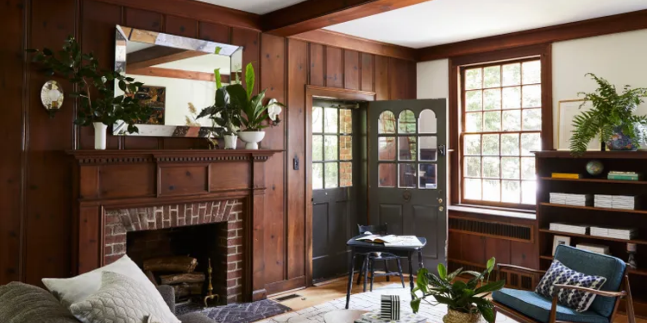 Retro Wood Paneling Returns to Modern Home Interiors